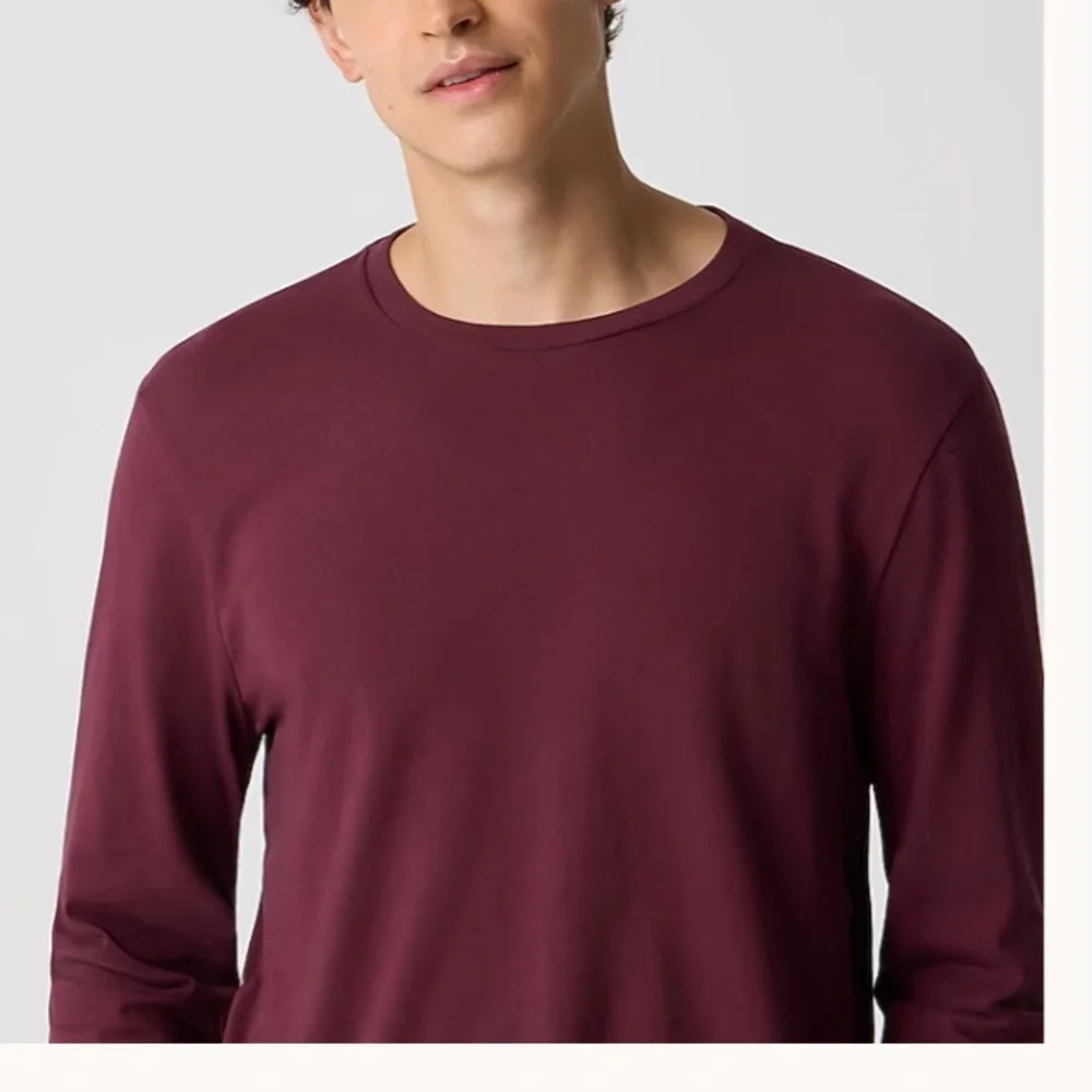 J crew Long-sleeve washed jersey tee